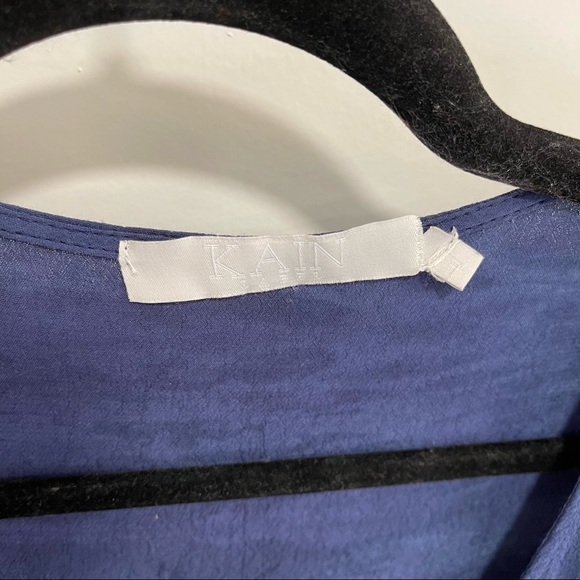 Navy and cream tie dye jumpsuit. Large. - Picture 3 of 7